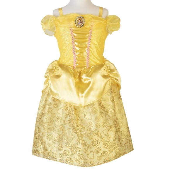 DISNEY 💛PRINCESS "BELLE"💛 COSTUME DRESS SIZE 4-6X 🌟NWOT🌟 - Picture 2 of 14